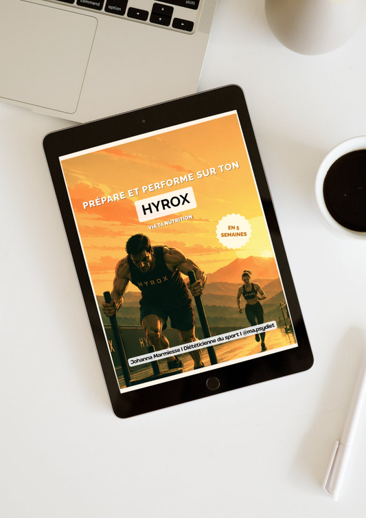 5 semaines pour préparer ton Hyrox. Fini le crash d'énergie aux burpees