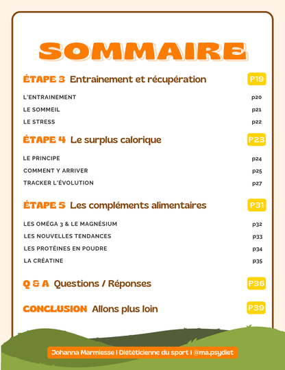 Programme Nutrition Prise de muscle — 12 semaines